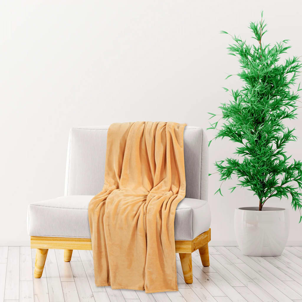 Couverture Vidaxl 130x170 cm Fog du désert en polyester