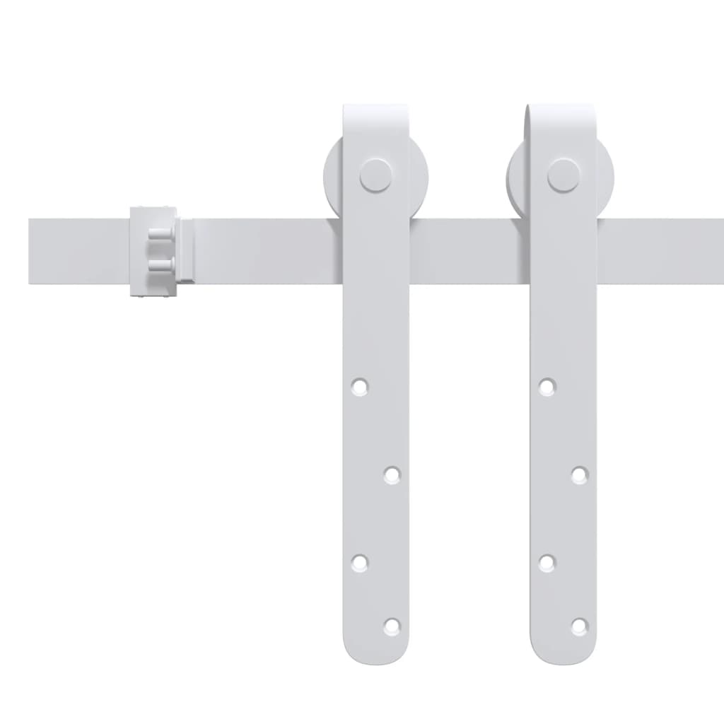 Suspension Vidaxl Ensemble pour la mini-porte-jumelle 200 cm en acier en acier en carbone blanc