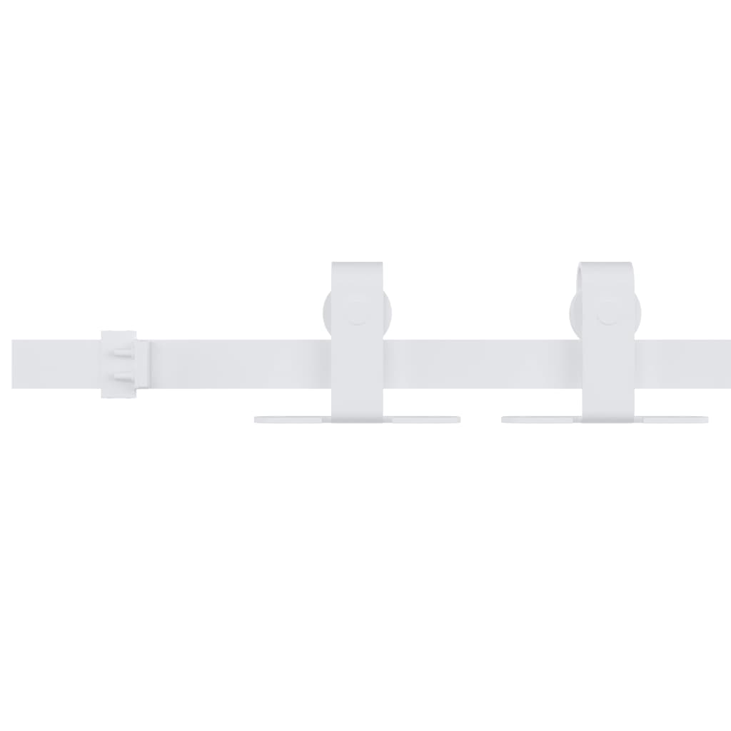 Suspension Vidaxl Ensemble pour une mini-porte-skiver 183 cm en acier en acier en carbone blanc