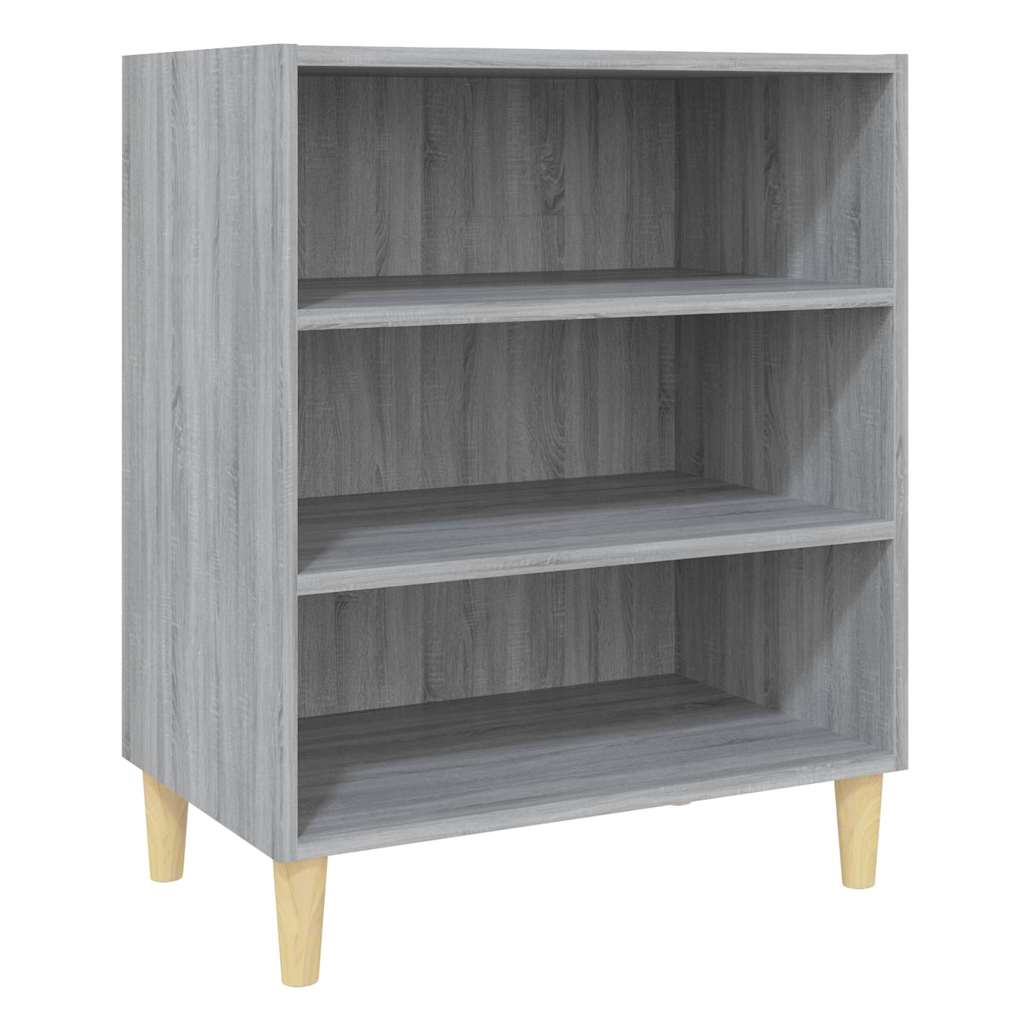 Vidaxl dressoir 57x35x70 cm bewerkt hout grijs sonoma eikenkleurig