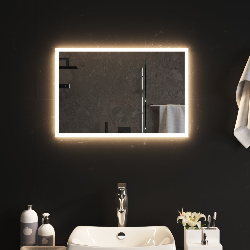 VidaXL Miroir de salle de bain LED 60x40 cm