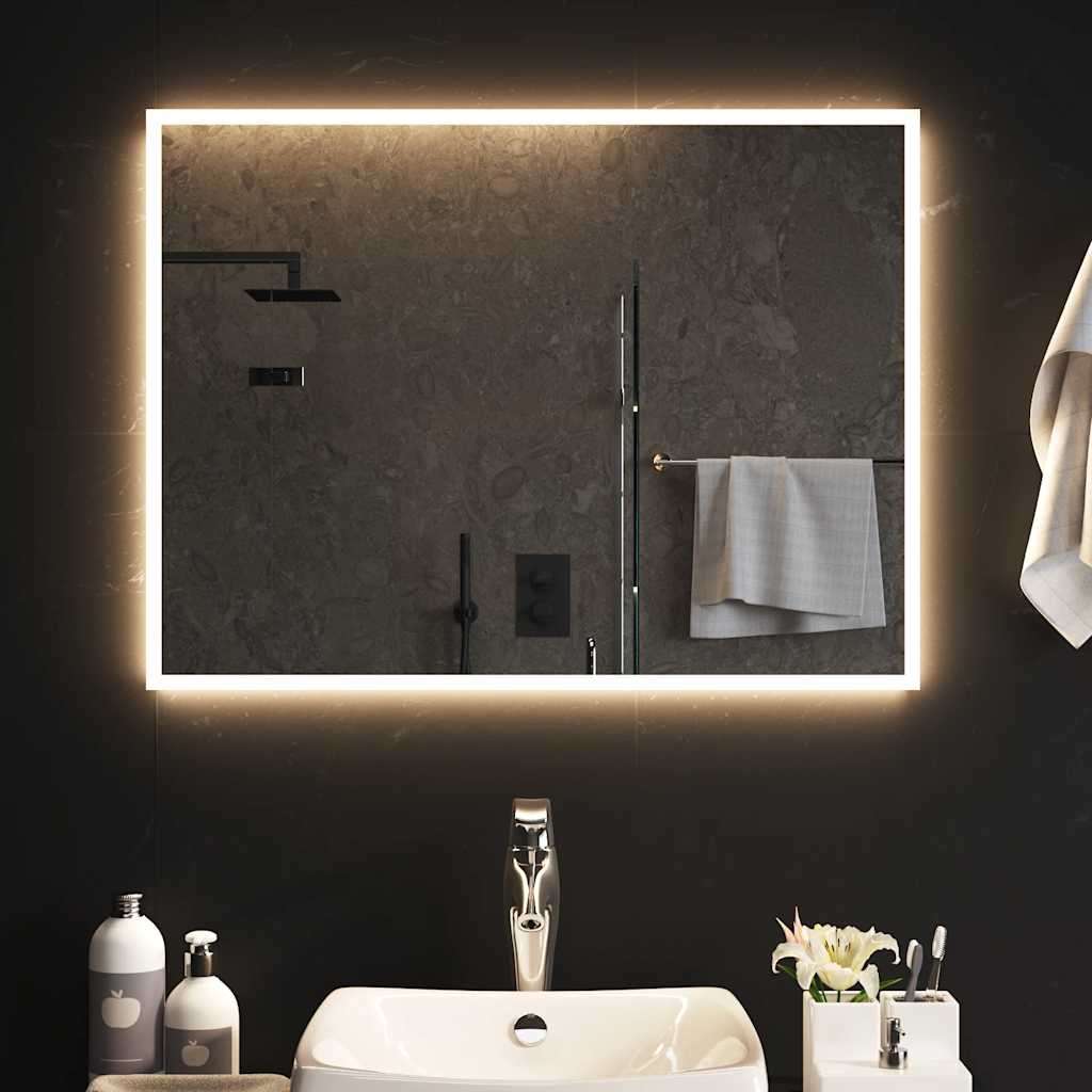 Miroir de salle de bain Vidaxx LED 80x60 cm