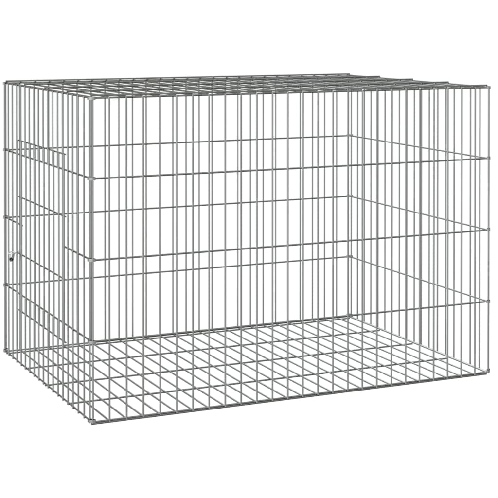 Vidaxl Cage de lapin 78x54x54 cm fer galvanisé