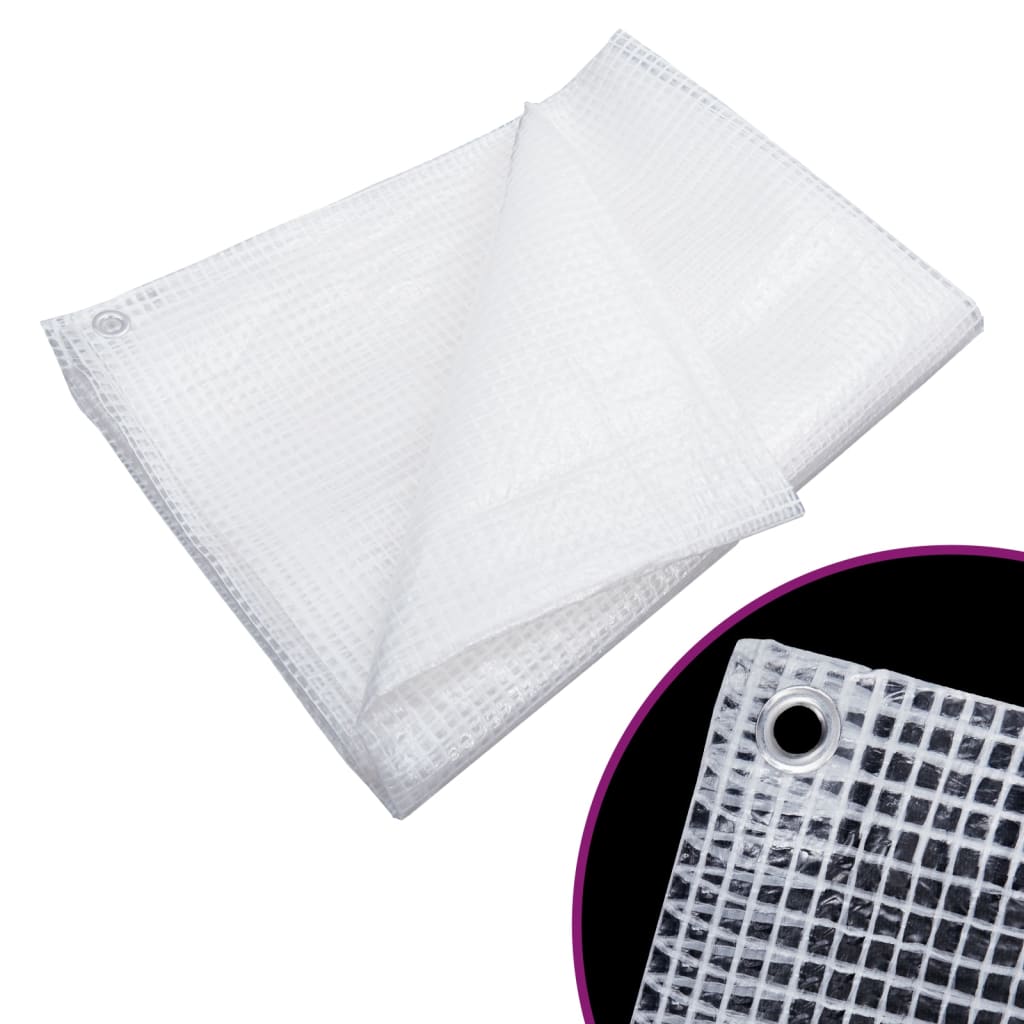 Appareil Vidaxl Leno 140 g m² 6x10 m blanc