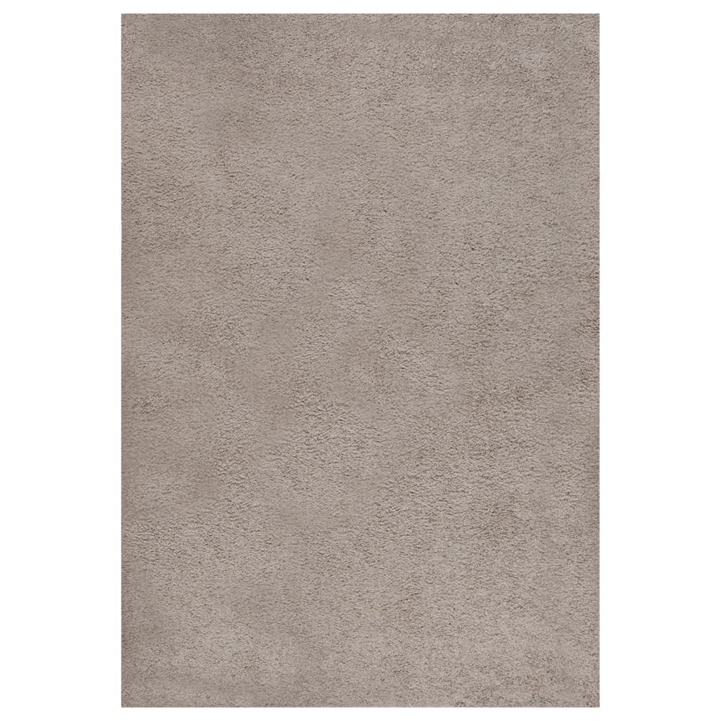 Tapis vidaxl pile haute hippique 160x230 cm beige