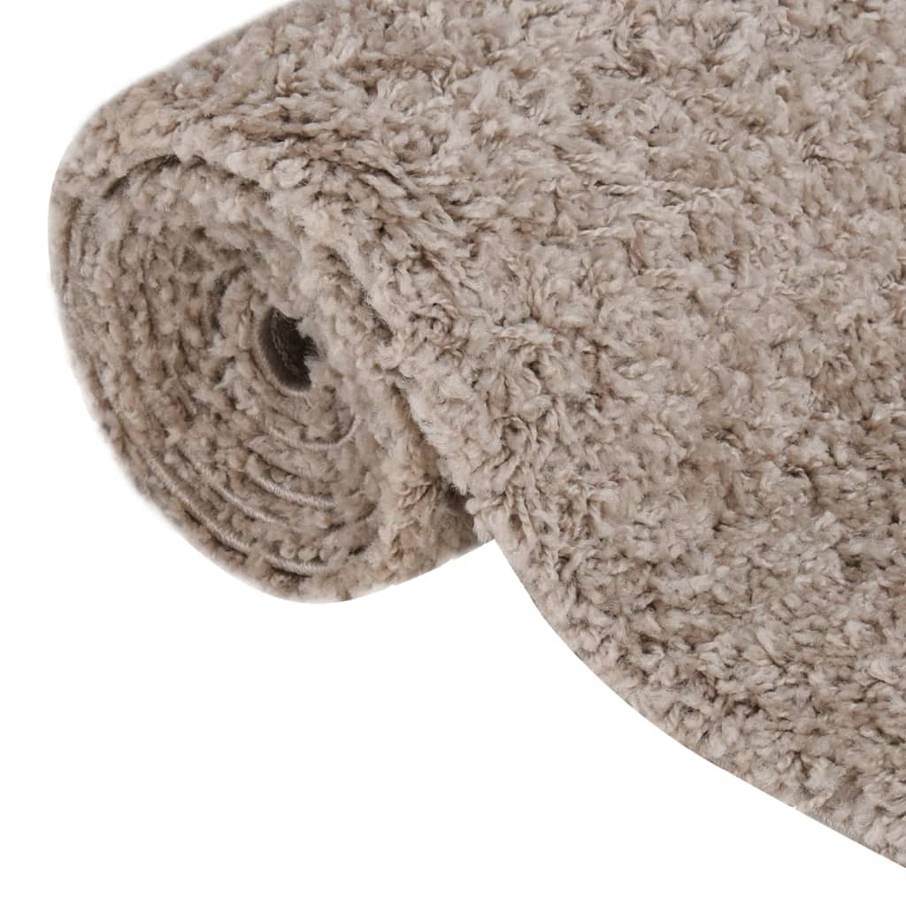 Tapis vidaxl pile haute hippique 160x230 cm beige