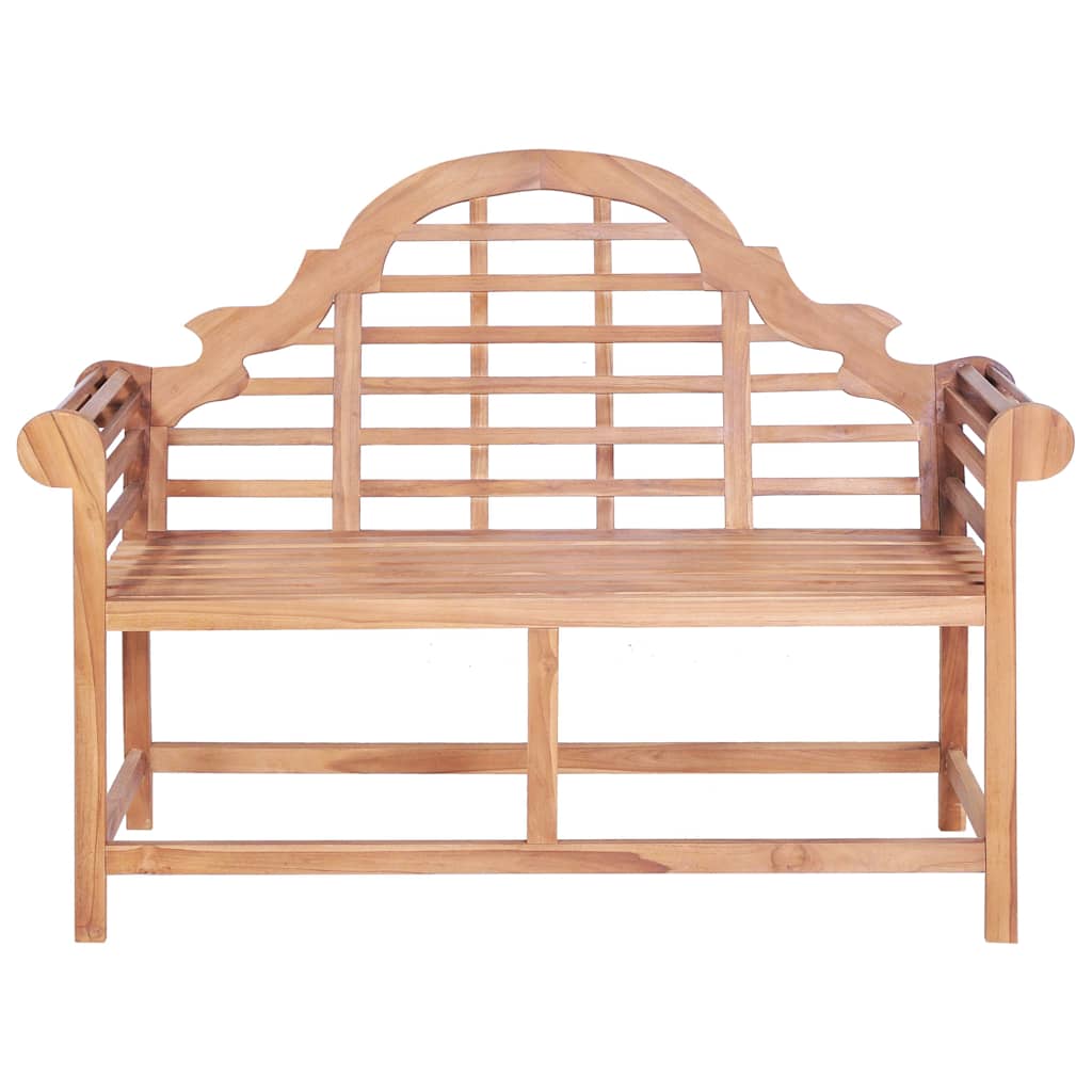 Vidaxl tuinbank 127x58,5x92,5 cm massief teakhout