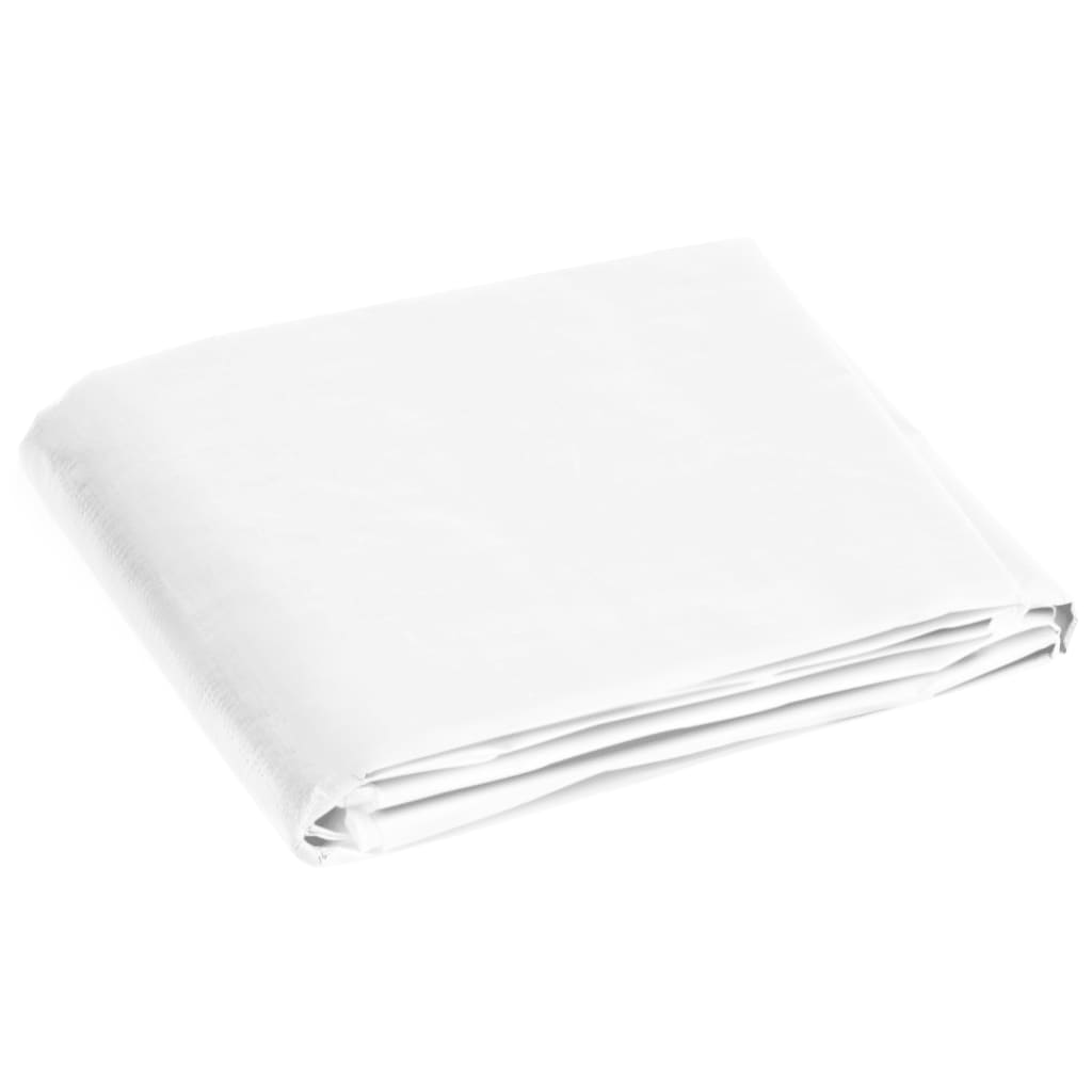 Appareil Vidaxl 180 g m² 3x6 m HDPE blanc