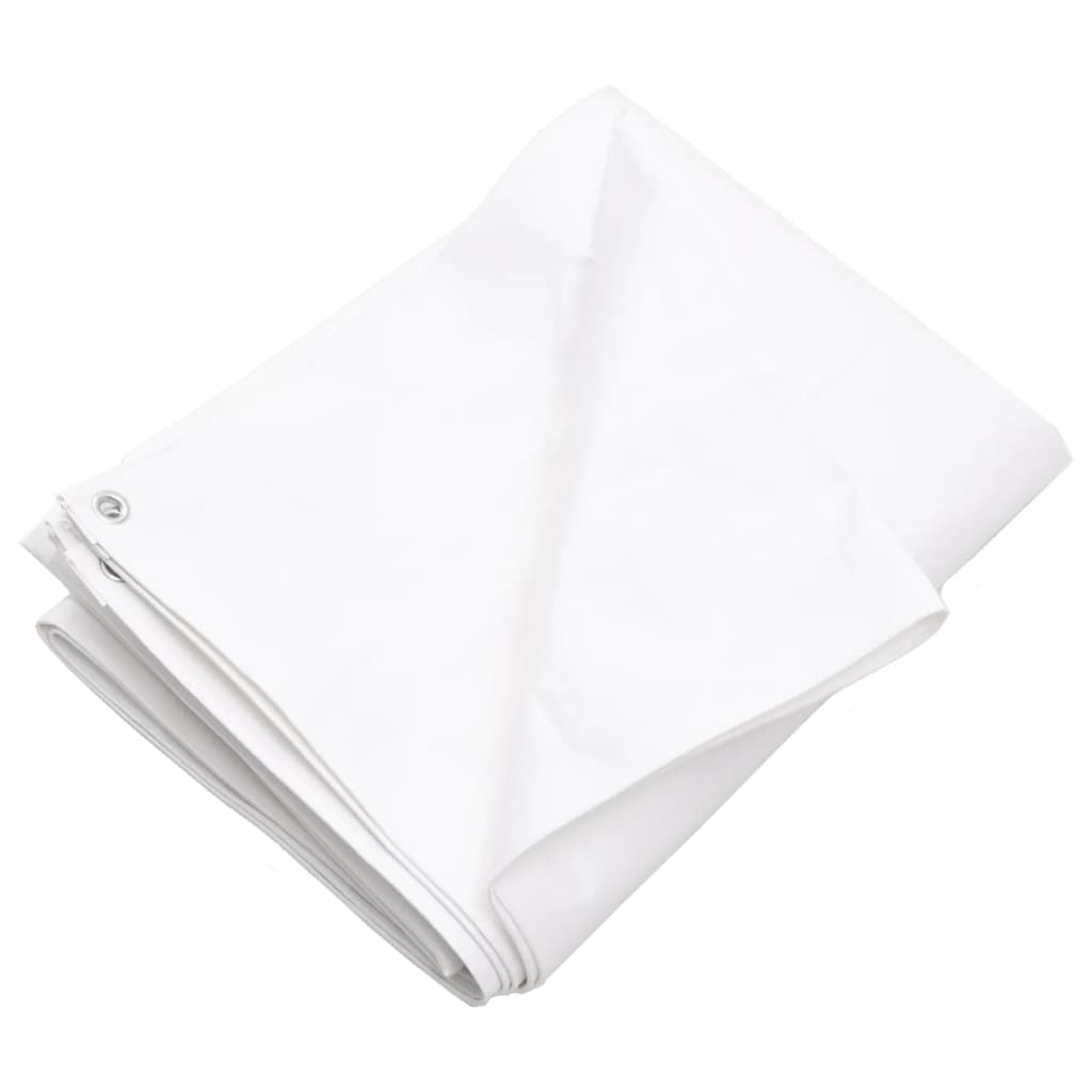 VidaXL Bâche 260 g m² 6x6 m HDPE blanc