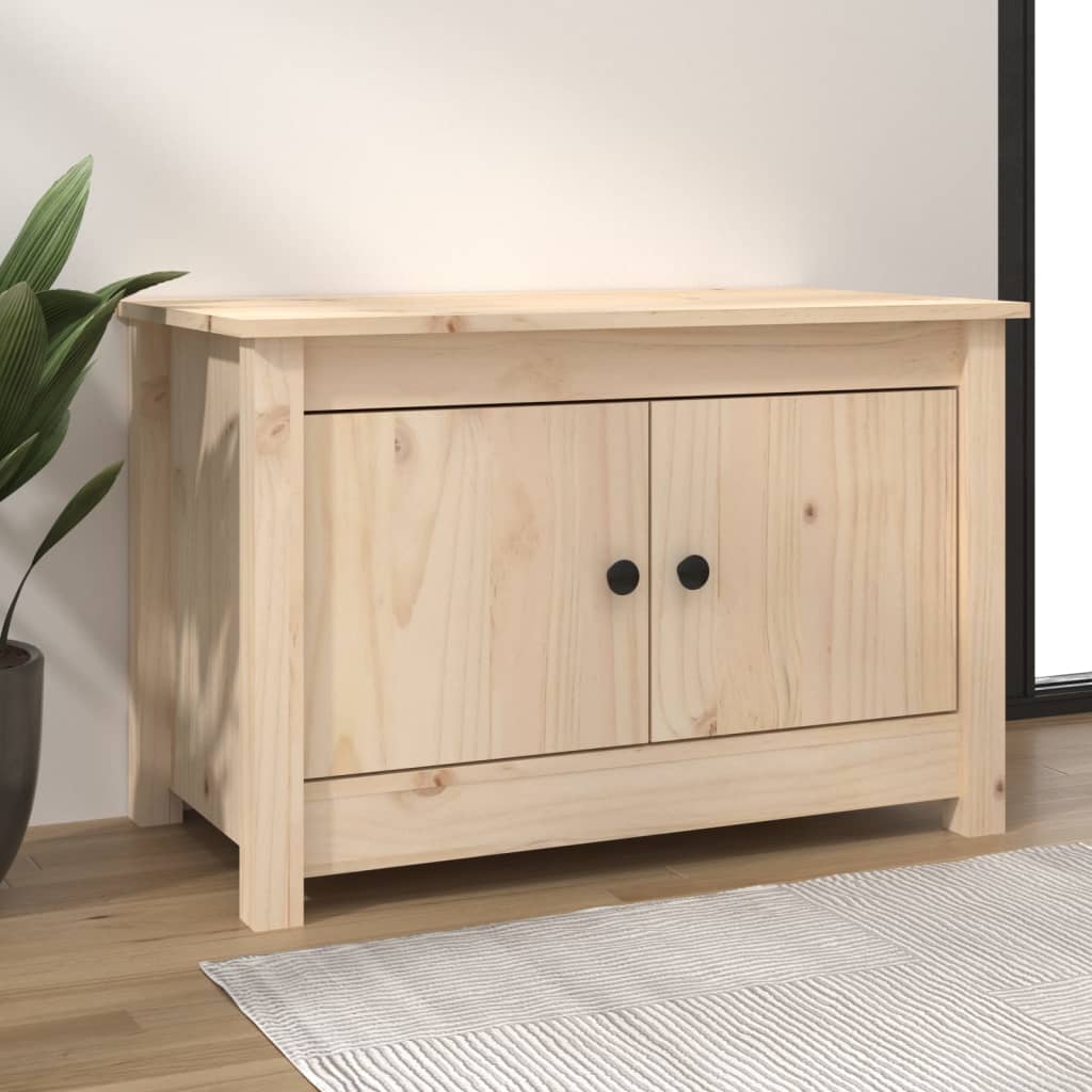 Vidaxx meuble à chaussures 70x38x45,5 cm bois de pin massif