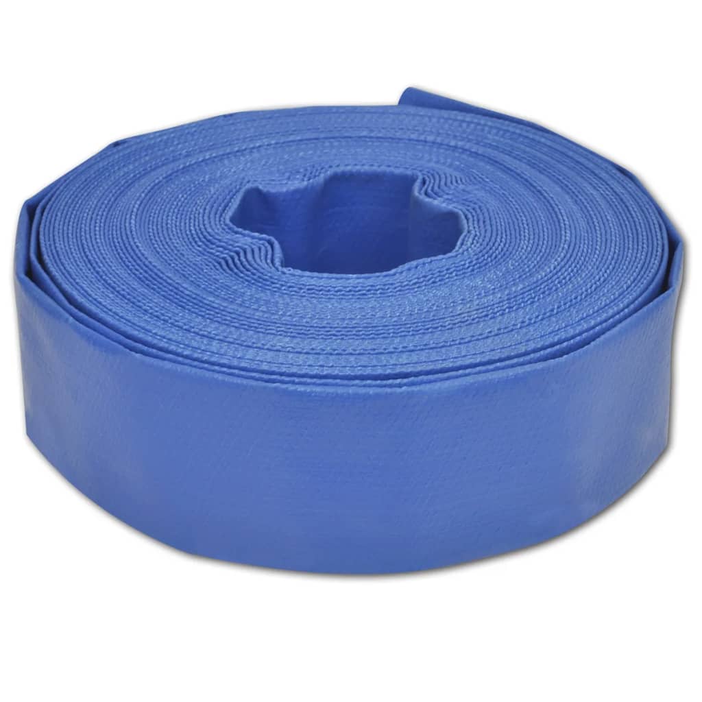 Plat de tuyau vidaxl 3 '' 100 m PVC