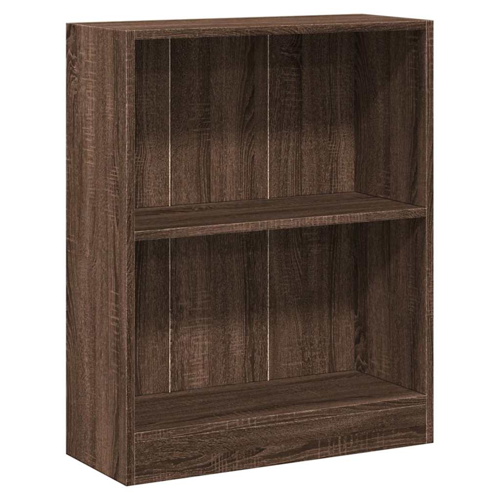 Vidaxl boekenkast 60x24x76 cm bewerkt hout bruin eikenkleur
