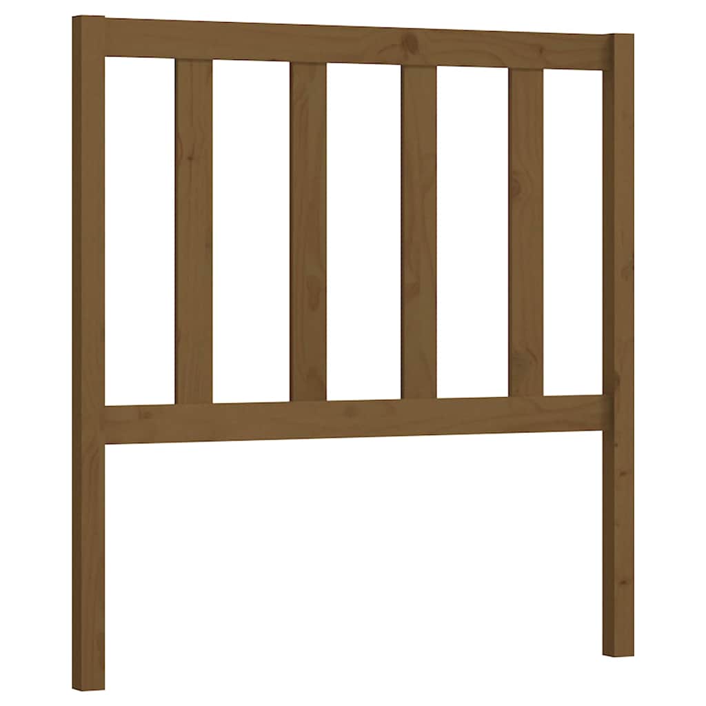 Vidaxl hoofdbord 81x4x100 cm massief grenenhout honingbruin