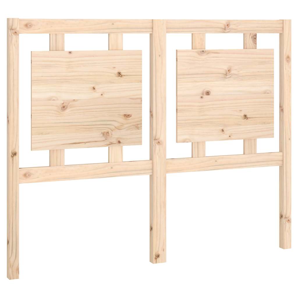 Vidaxl hoofdbord 125,5x4x100 cm massief grenenhout