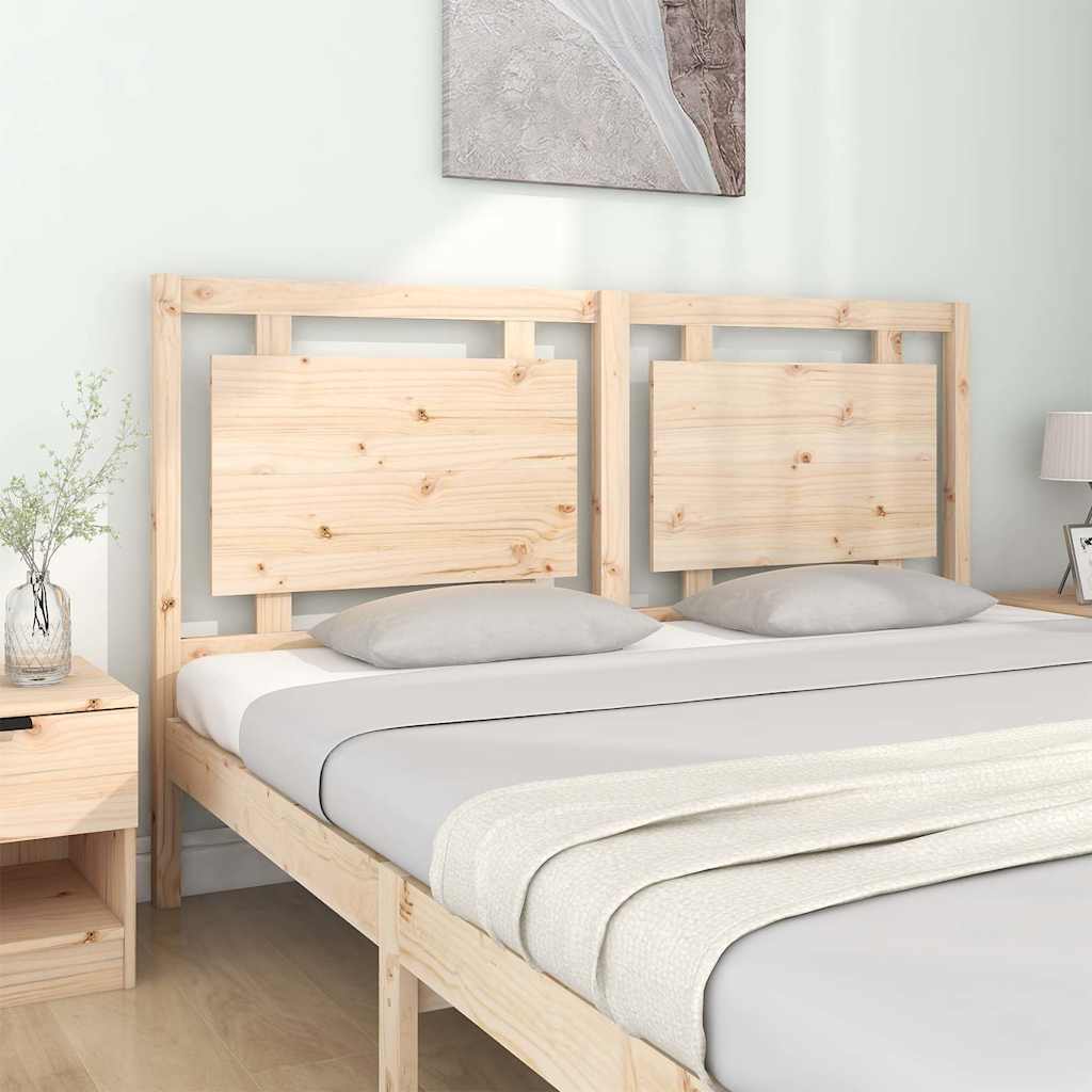 Vidaxl hoofdbord 165,5x4x100 cm massief grenenhout