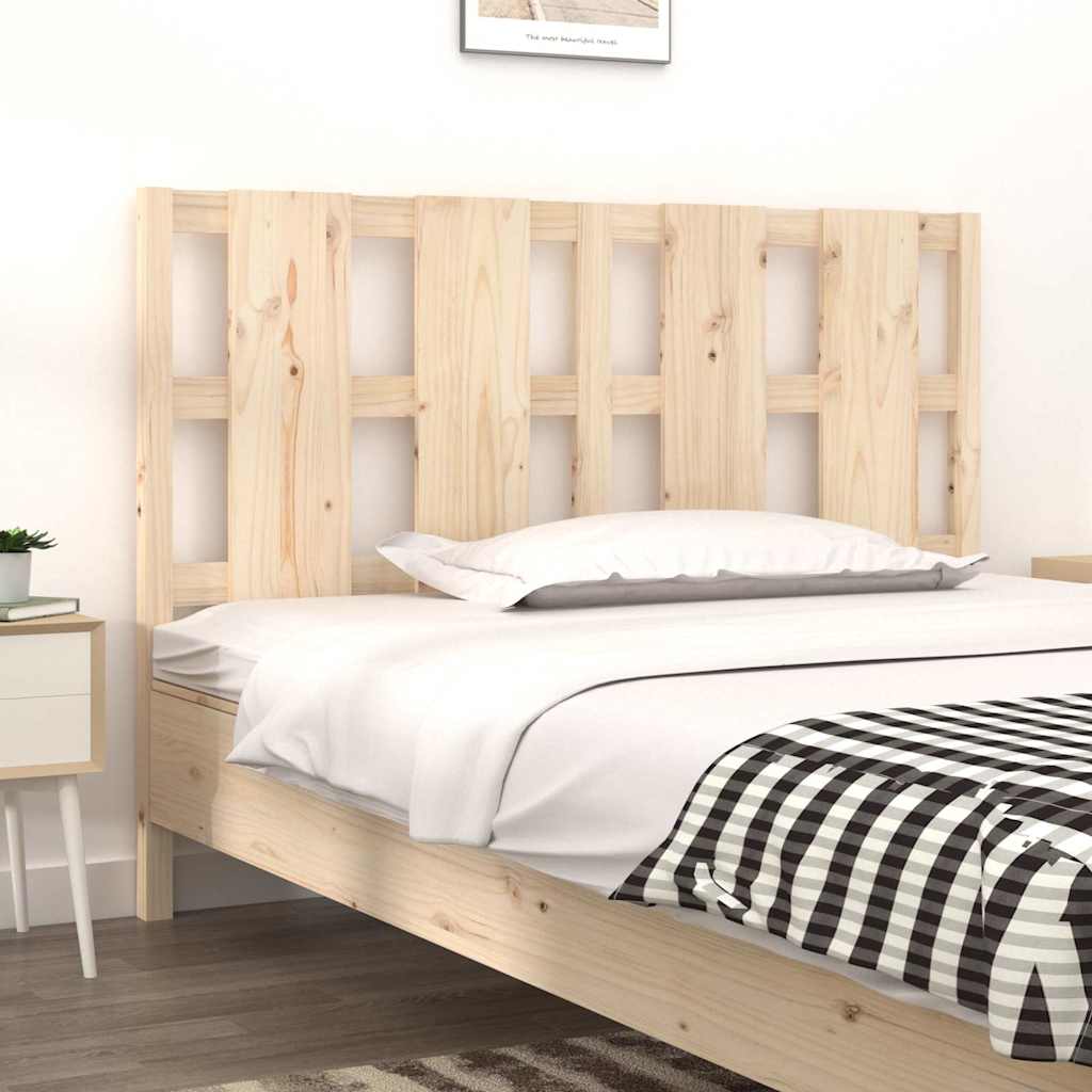 Vidaxl hoofdbord 140,5x4x100 cm massief grenenhout