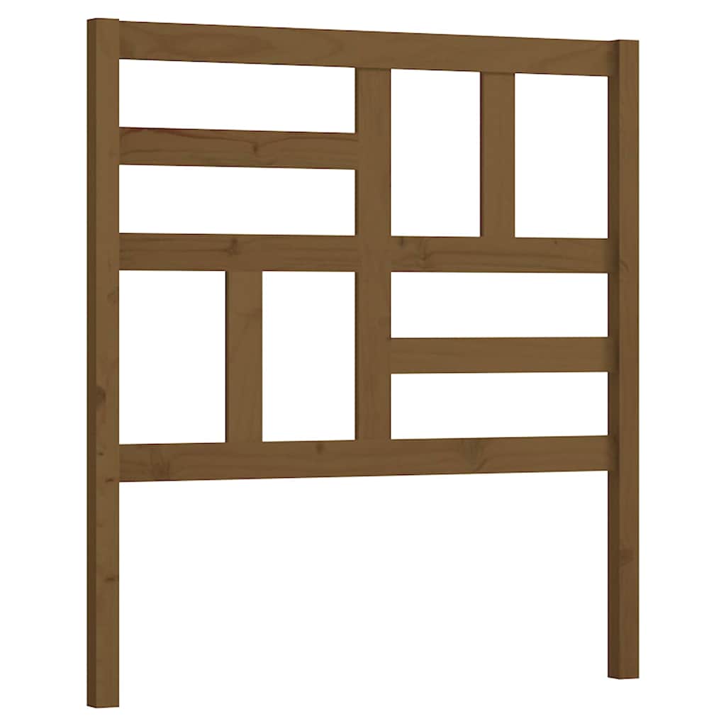 Vidaxl hoofdbord 96x4x104 cm massief grenenhout honingbruin