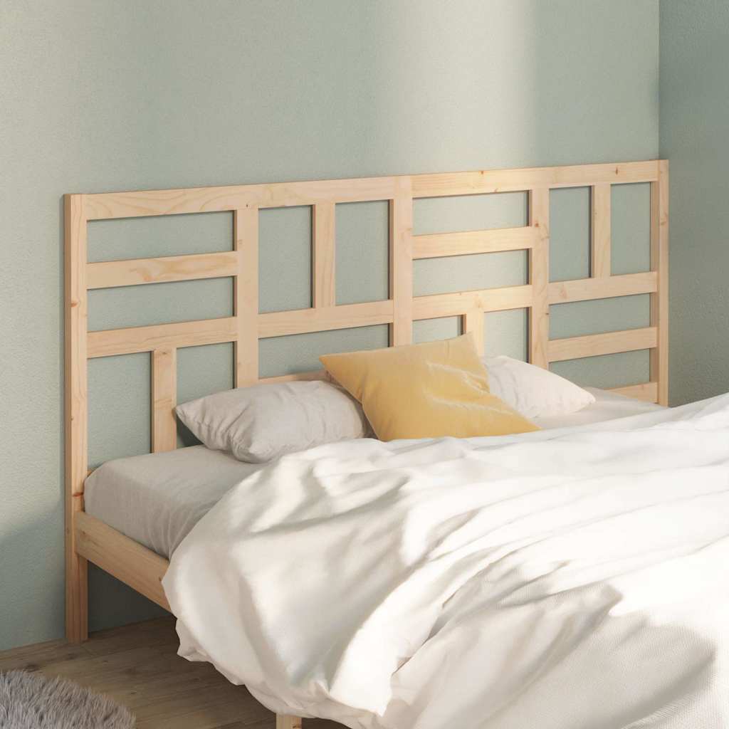 Vidaxl hoofdbord 206x4x104 cm massief grenenhout