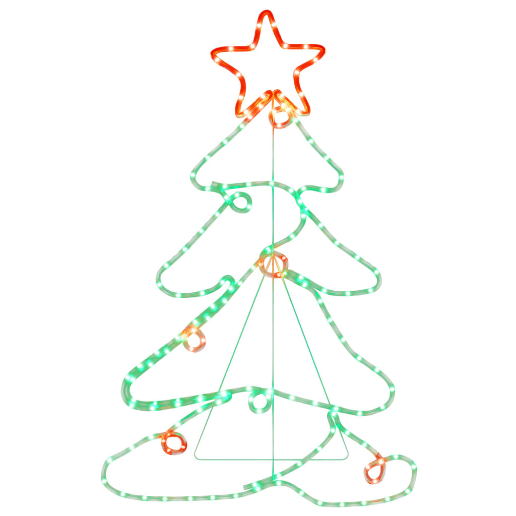Vidaxx Sapin de Noël avec 144 LED 88x56 cm