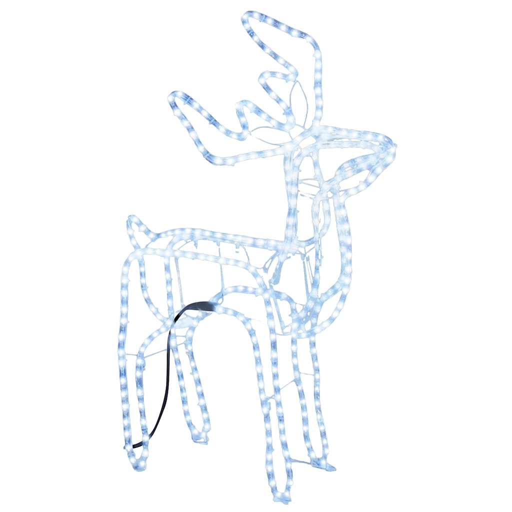 Vidaxl Christmas Figure Rendier Cold White 76x42x87 cm