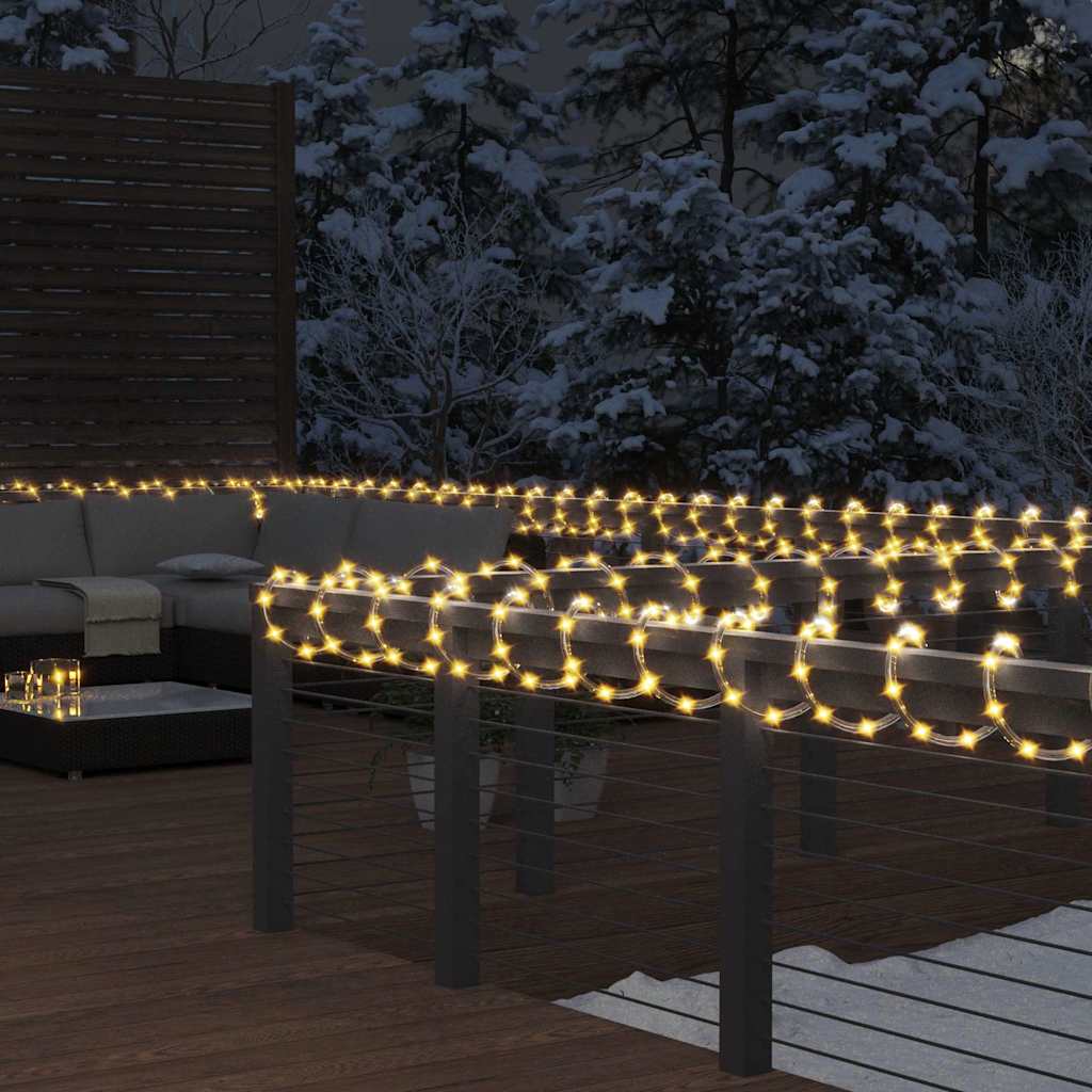 Vidaxl lichtslinger met 240 led's warmwit 10 m pvc