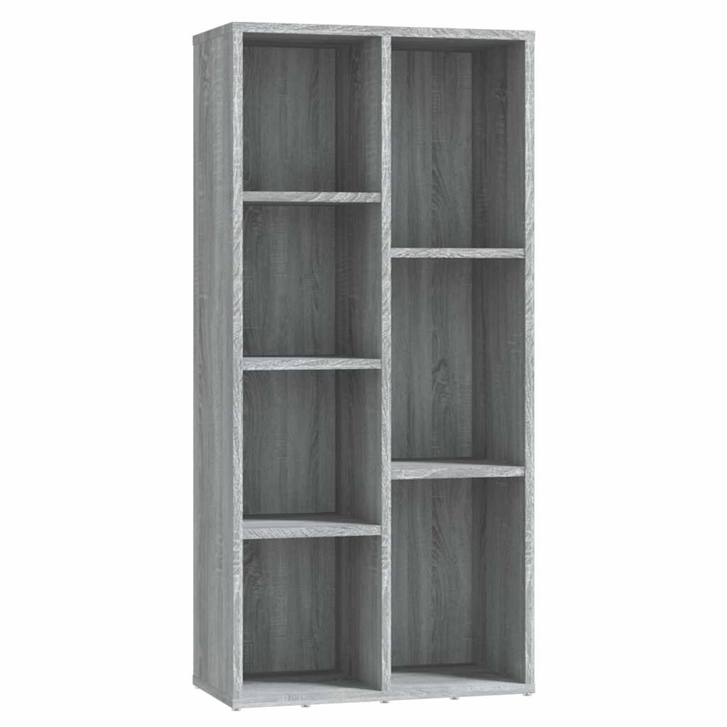Vidaxl boekenkast 50x25x106 cm grijs sonoma eikenkleurig