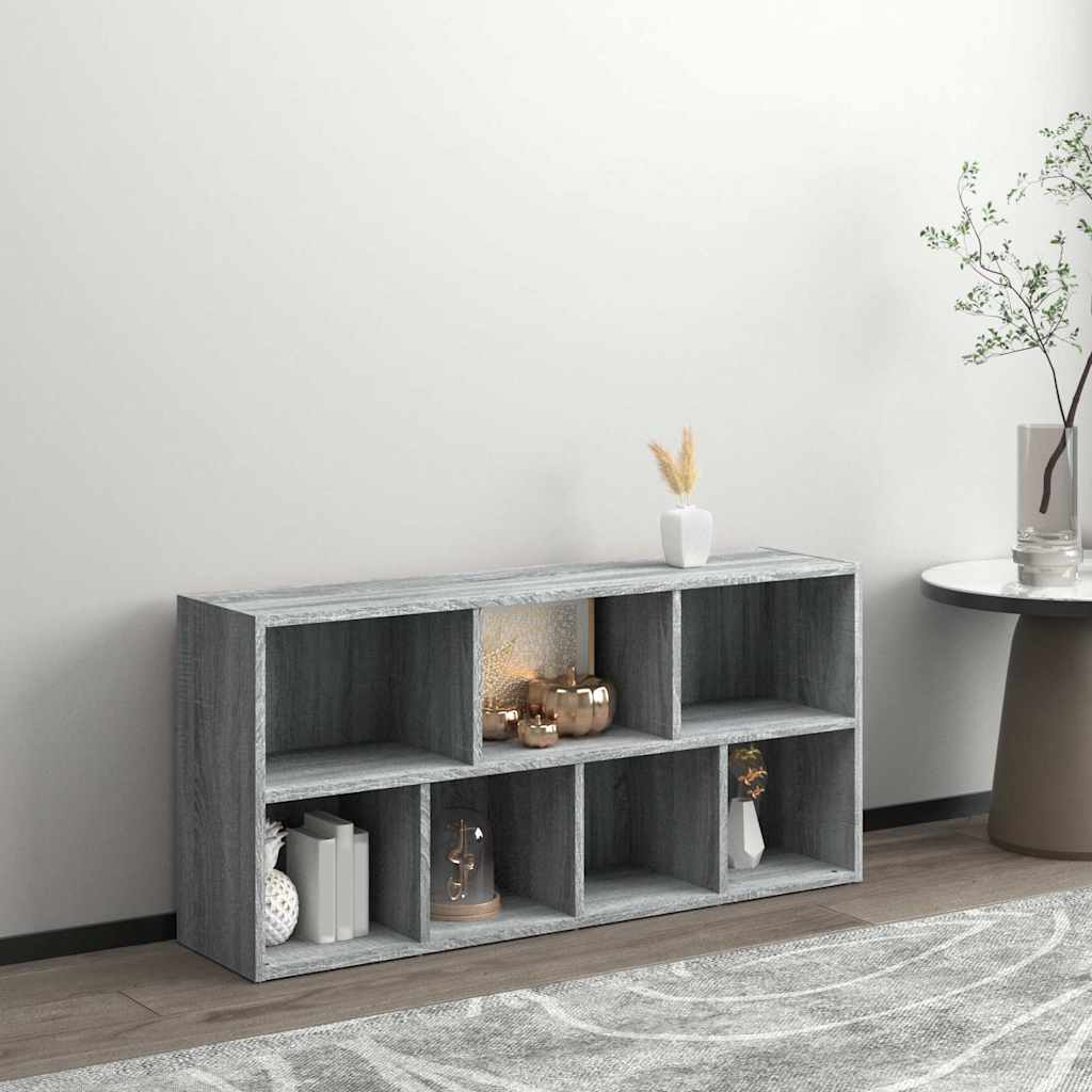 Vidaxl boekenkast 50x25x106 cm grijs sonoma eikenkleurig