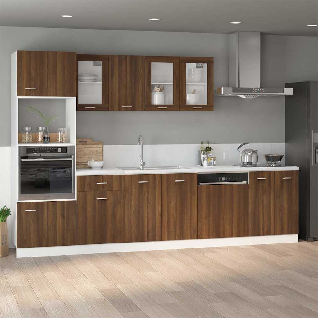 Vidaxl onderkast lyon 60x46x81,5 cm bewerkt hout bruin eikenkleur