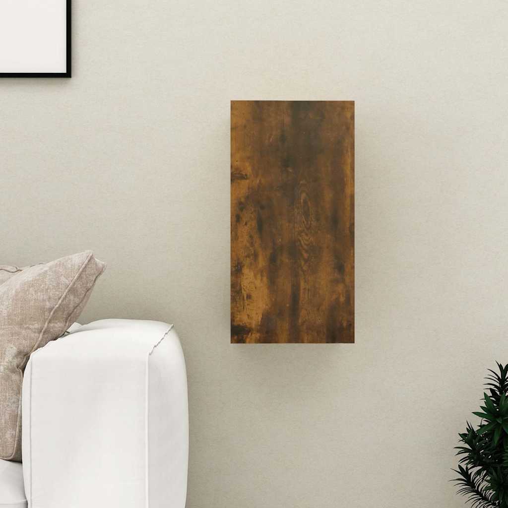 Vidaxl tv-meubel 30,5x30x60 cm bewerkt hout gerookt eikenkleurig