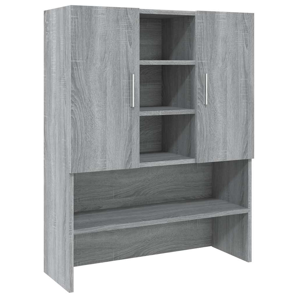 Vidaxl Washing Machine Counboard 70.5x25.5x90 cm Gray Sonoma Oak -Colored