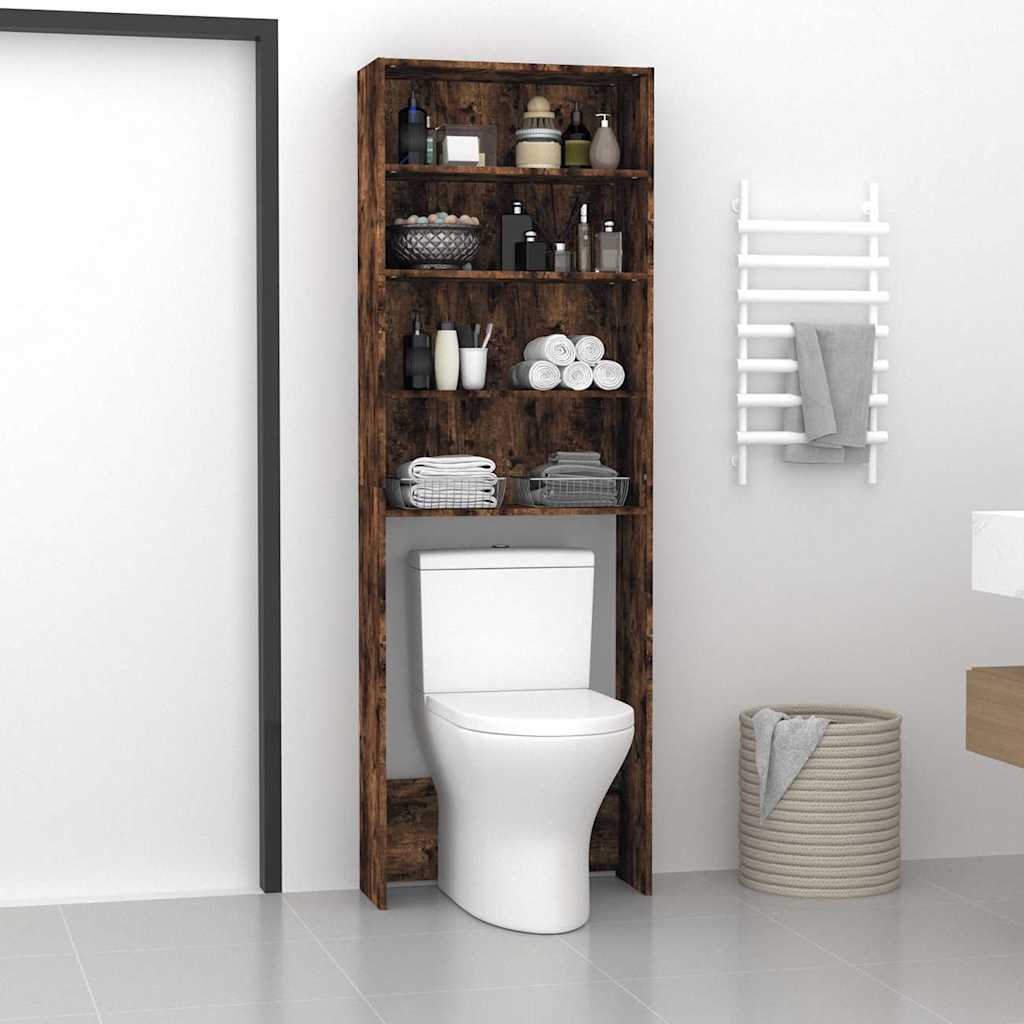 Vidaxx meuble lave-linge 64x24x190 cm chêne fumé