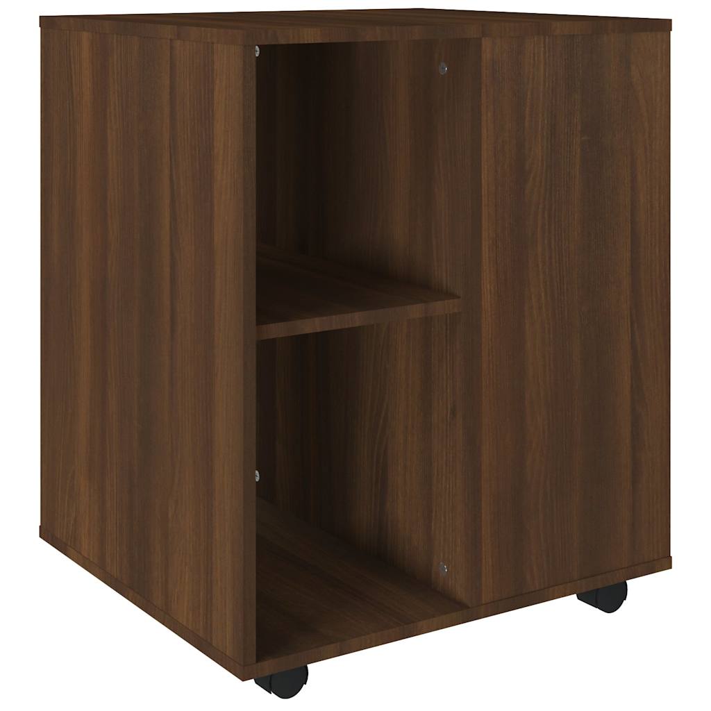 Vidaxl rolkast 60x53x72 cm bewerkt hout bruin eikenkleur
