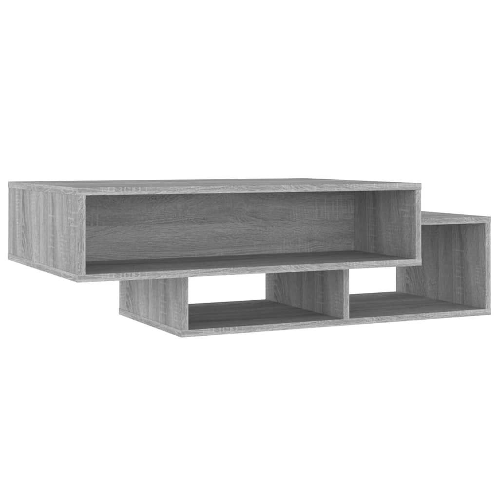 Vidaxl salontafel 105x55x32 cm bewerkt hout grijs sonoma eikenkleurig