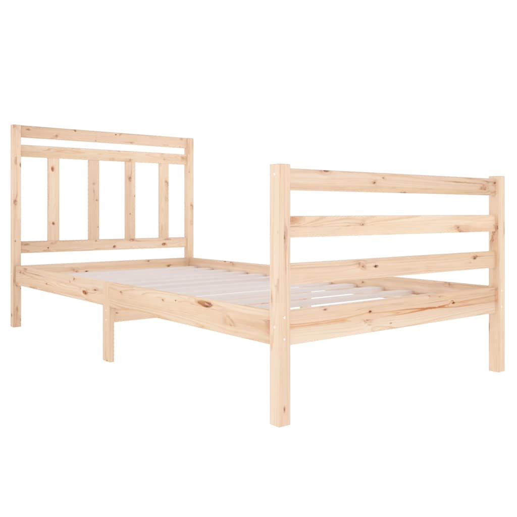 Vidaxl bedframe massief hout 100x200 cm