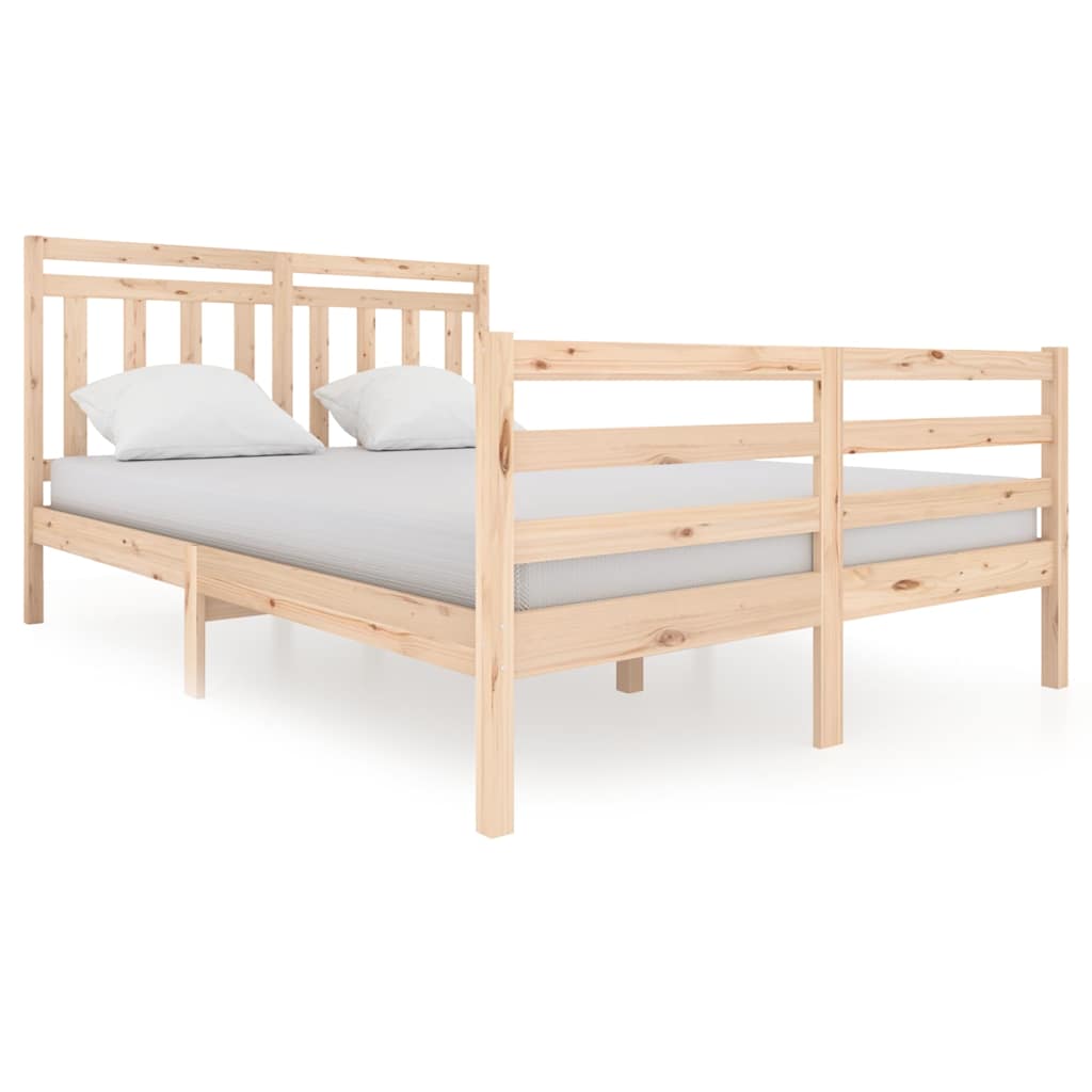 Vidaxl bedframe massief hout 140x200 cm