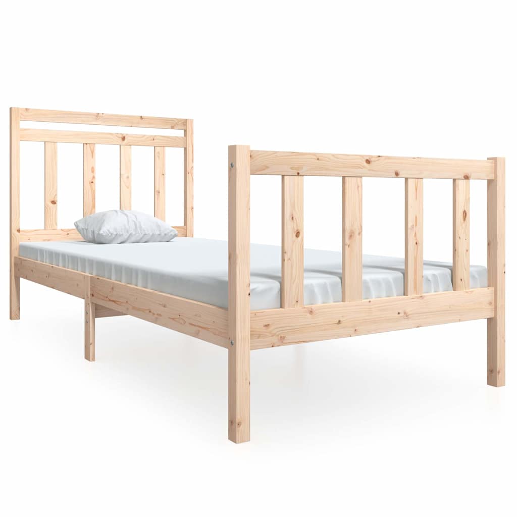Vidaxl bedframe massief hout 100x200 cm