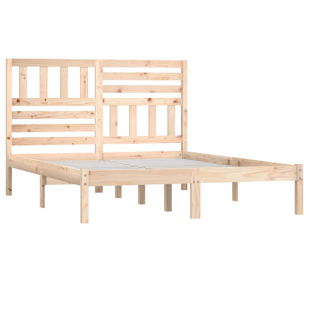 Vidaxl bedframe massief grenenhout 120x200 cm