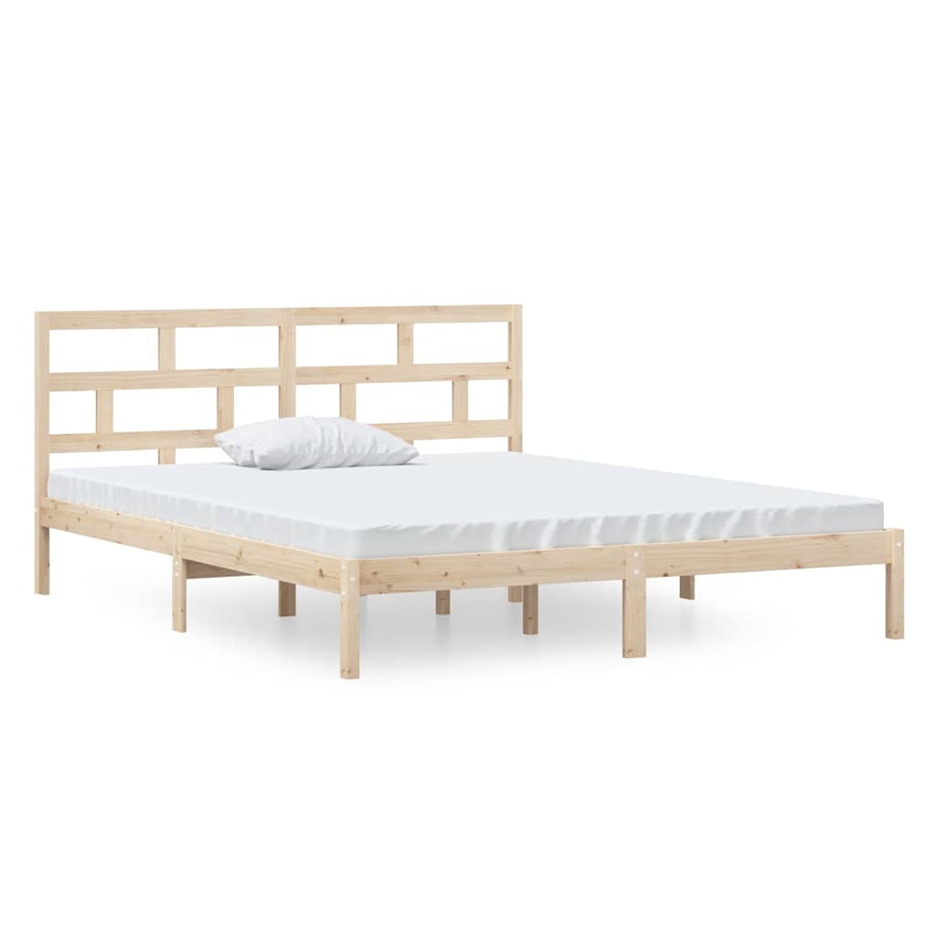 Vidaxl bedframe massief hout 120x190 cm
