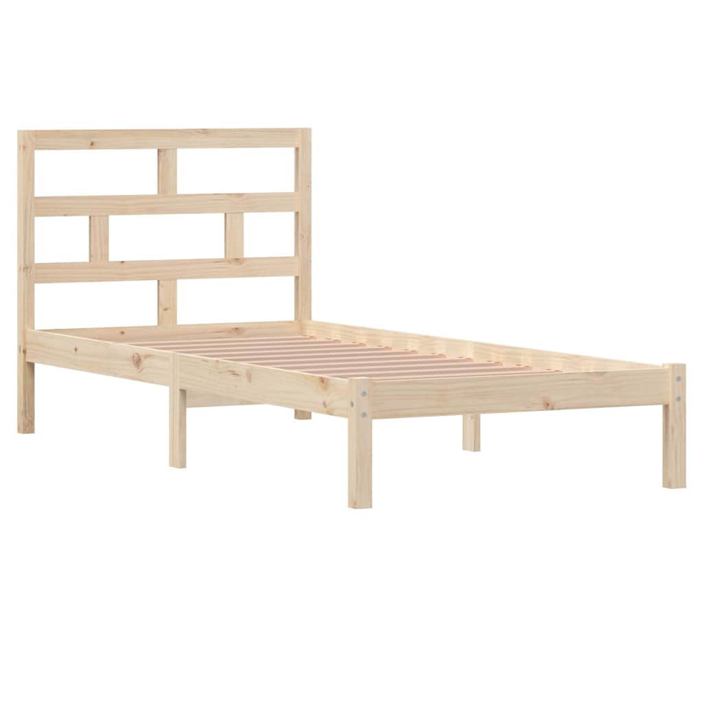 Vidaxl bedframe massief grenenhout 90x200 cm