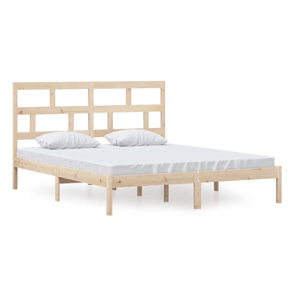 Vidaxl bedframe massief grenenhout 160x200 cm