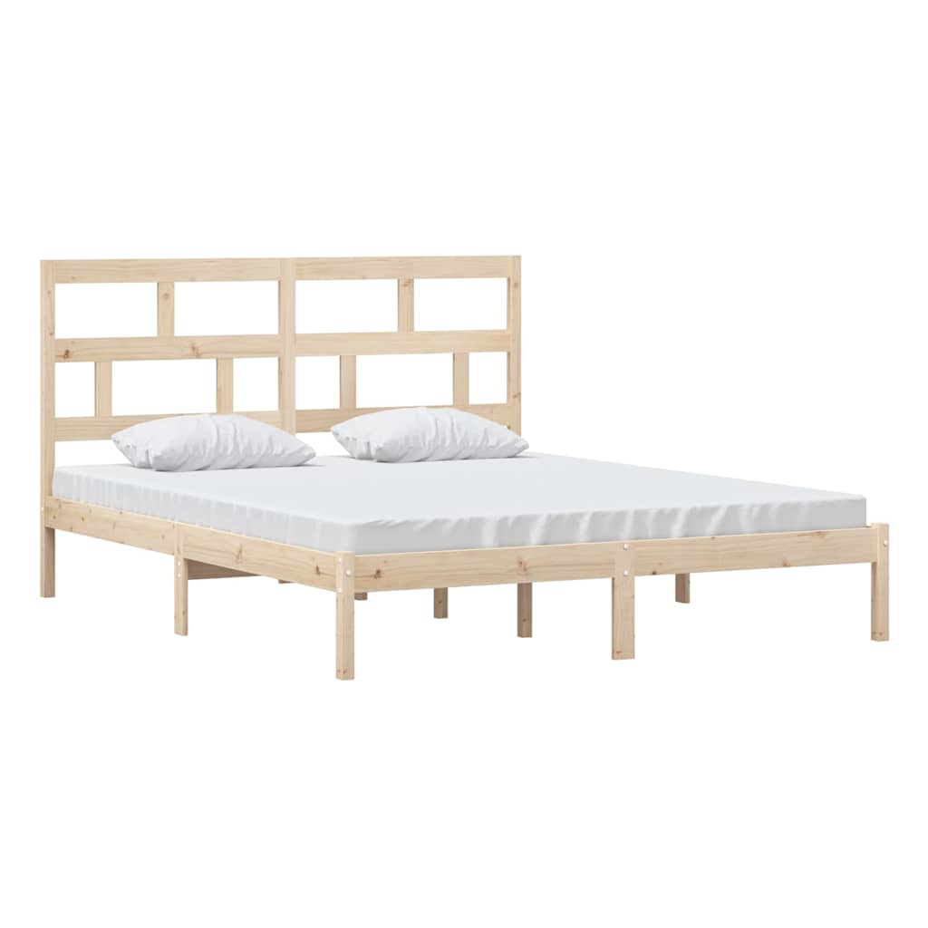 Vidaxl bedframe massief grenenhout 160x200 cm