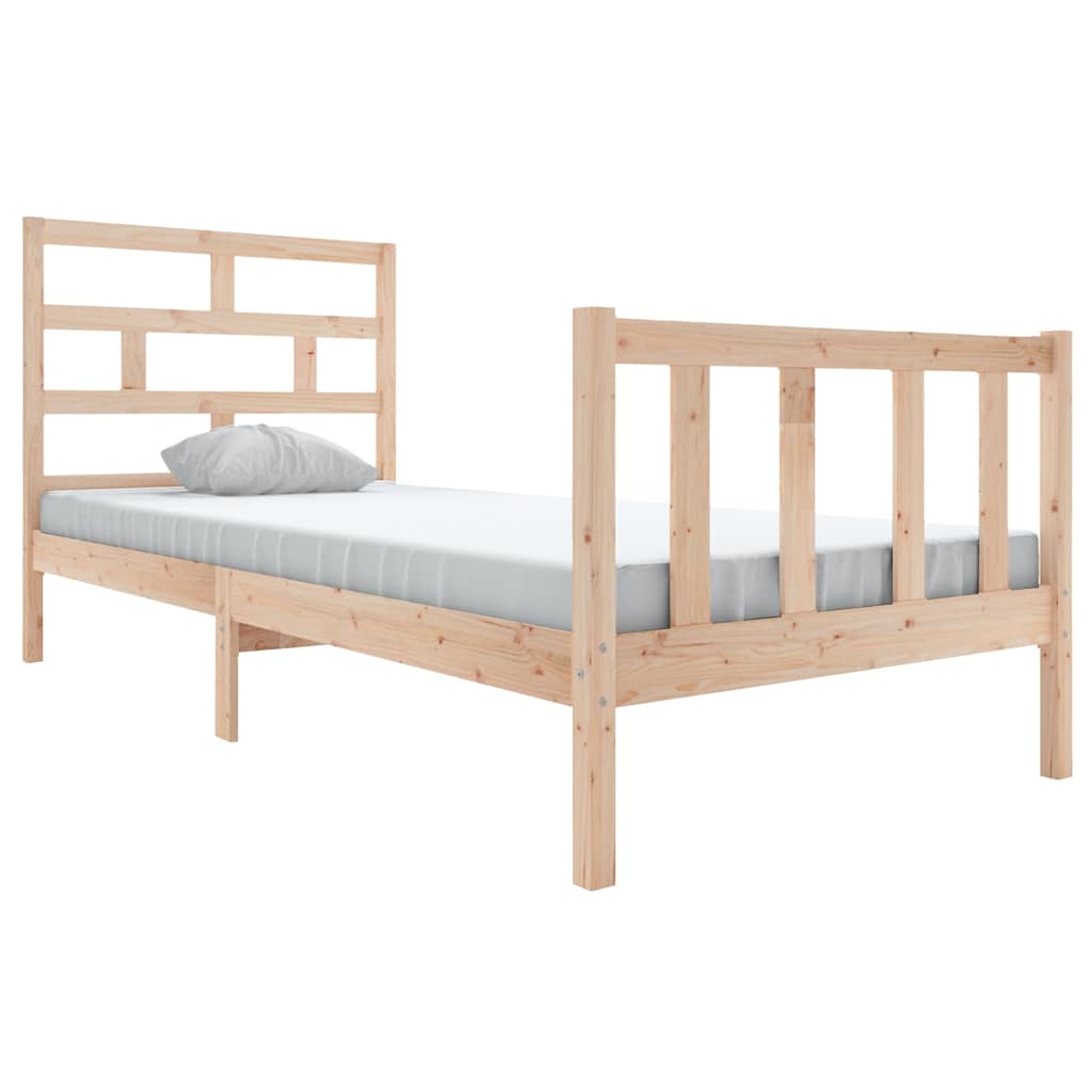 Vidaxl bedframe massief grenenhout 100x200 cm