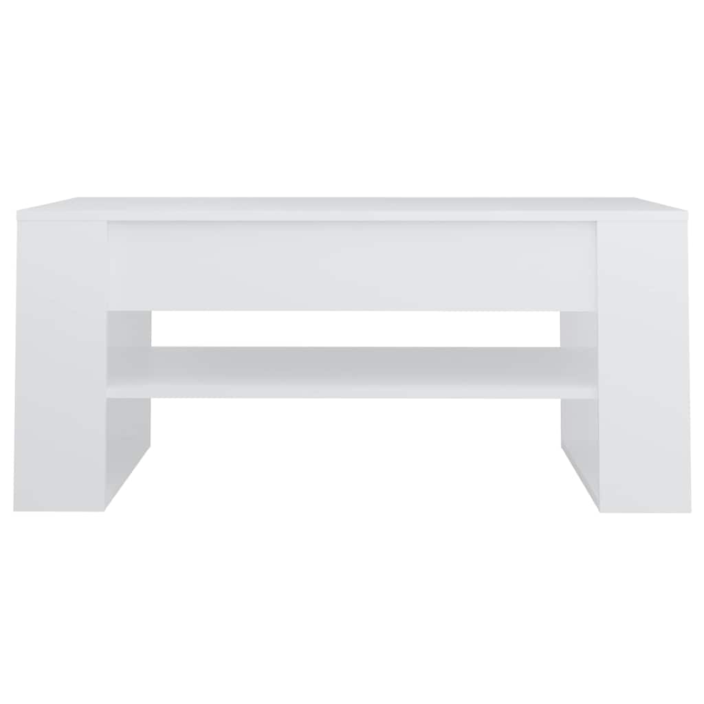 Vidaxl salontafel 102x55x45 cm bewerkt hout wit
