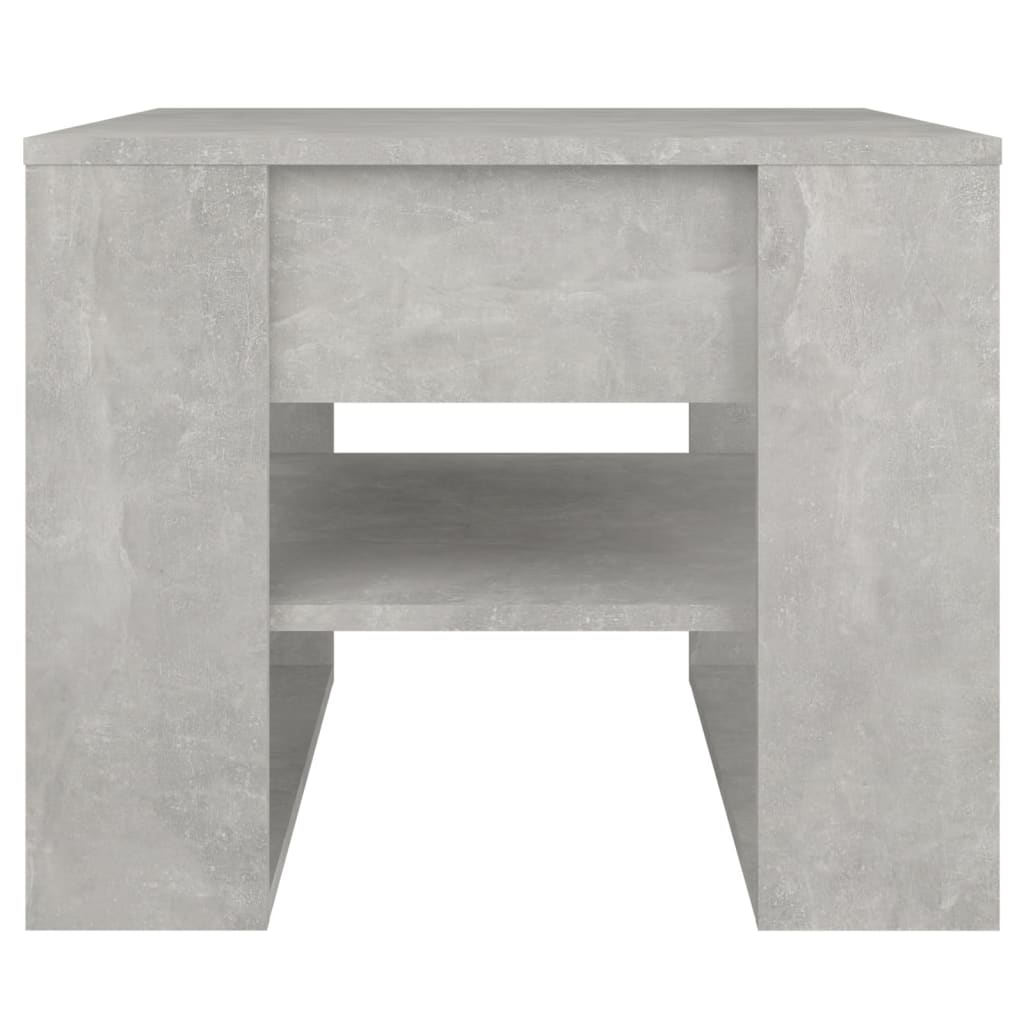 Vidaxl salontafel 55,5x55x45 cm bewerkt hout betongrijs