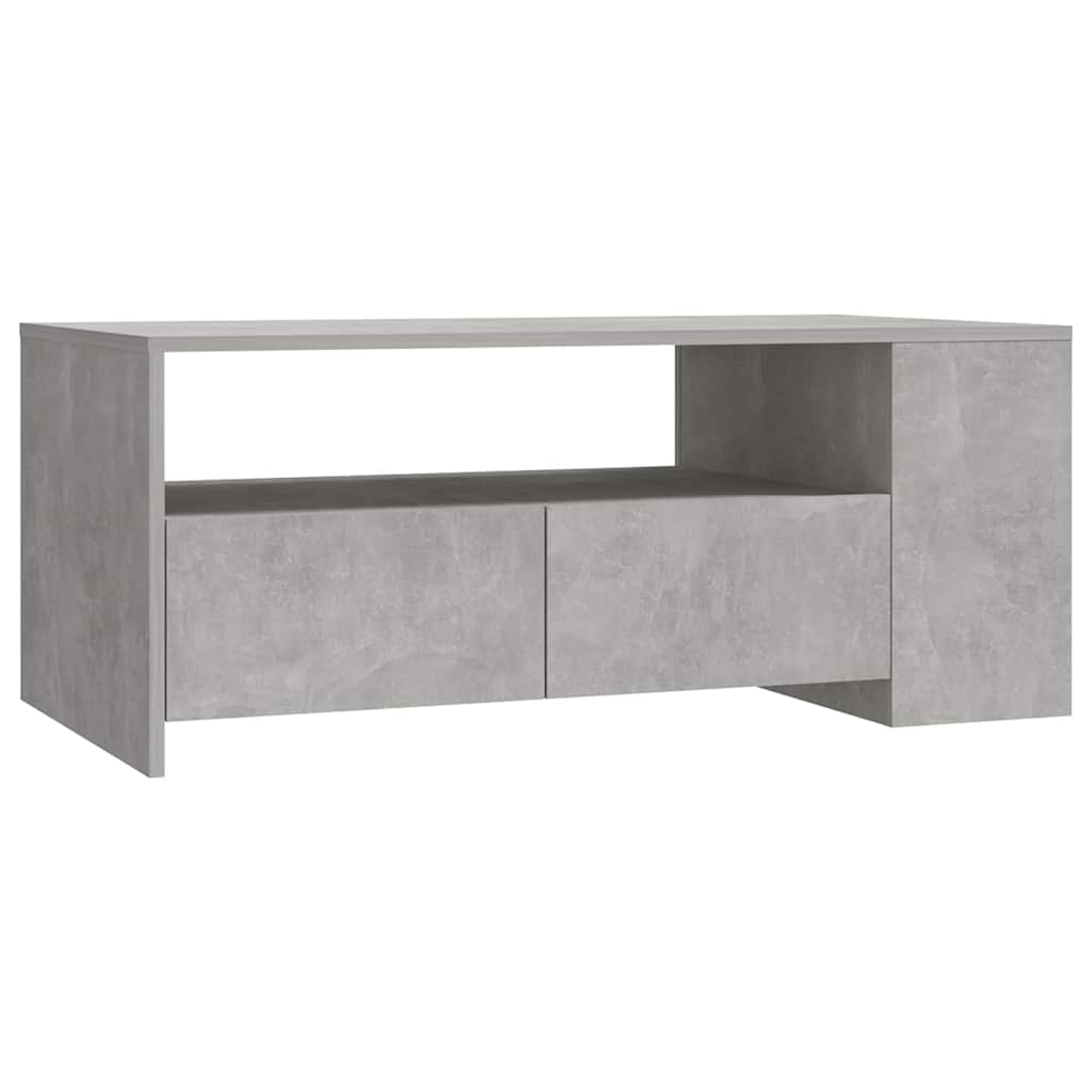 Vidaxl salontafel 102x55x42 cm bewerkt hout betongrijs