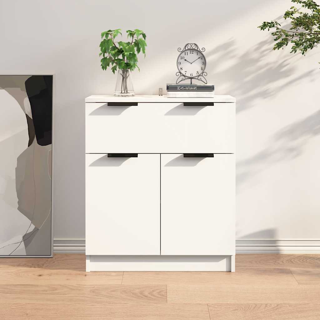 Vidaxl dressoir 60x30x70 cm bewerkt hout wit