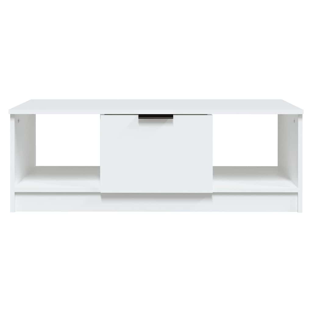 Vidaxl salontafel 102x50x36 cm bewerkt hout wit