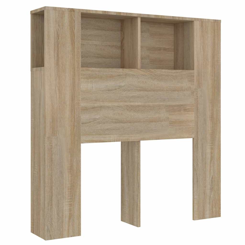 Vidaxl hoofdbordkast 100x18,5x102,5 cm sonoma eikenkleurig