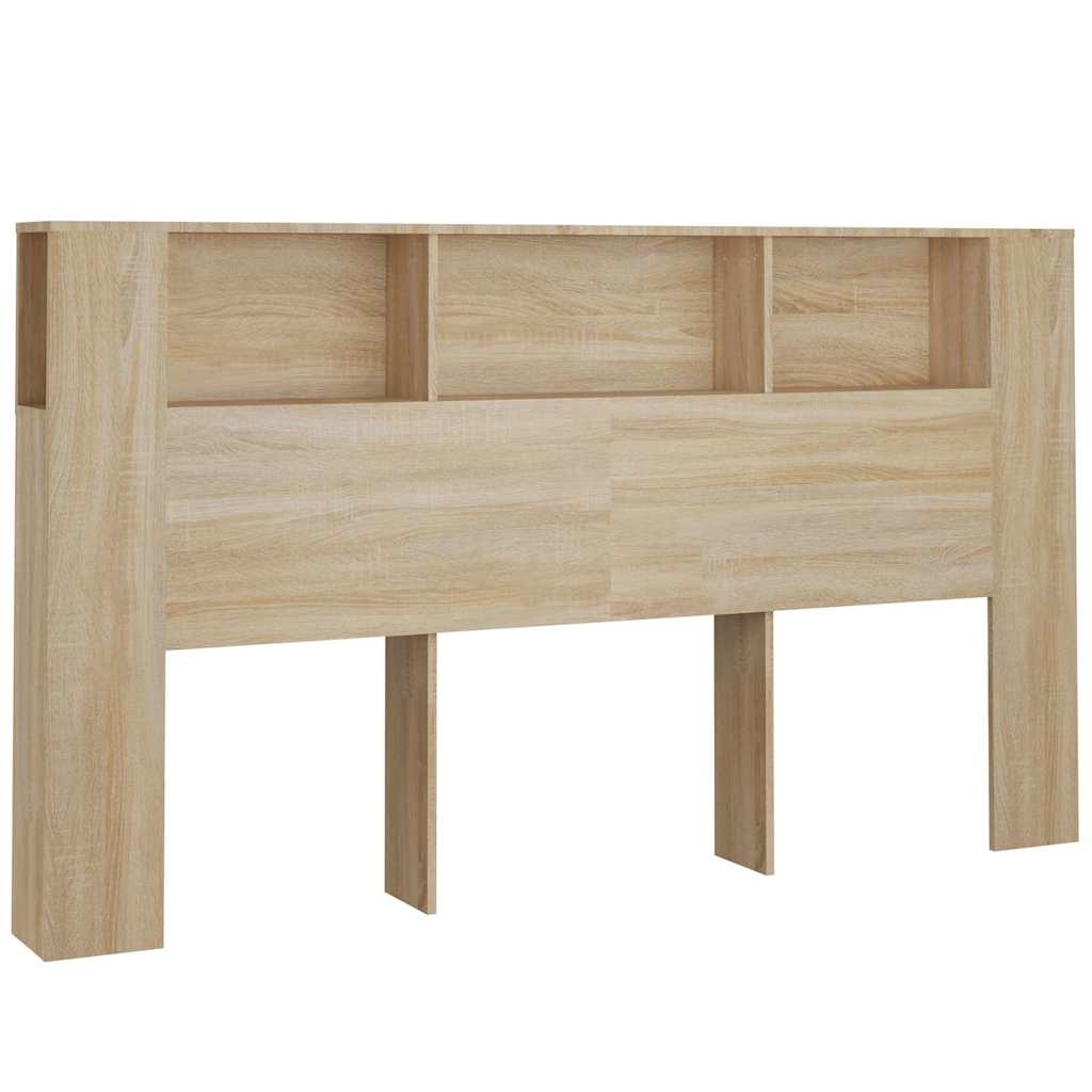 Vidaxl hoofdbordkast 180x18,5x104,5 cm sonoma eikenkleurig