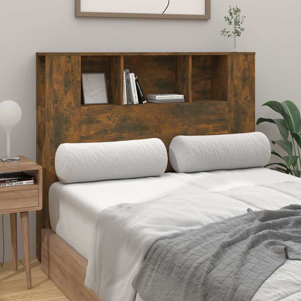 Vidaxl hoofdbordkast 120x18,5x102,5 cm gerookt eikenkleurig